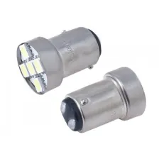 Vision Żarówka VISION P21/5W BAY15d 12V 5x 5050 SMD LED biała 2 szt WE24-9844