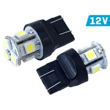 Żarówka samochodowa LED W21/5W T20q 12V 8xSMD biała Y6-1317